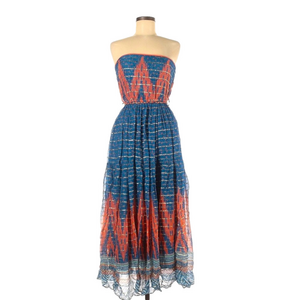 Anthropologie Nora Strapless Maxi Dress
